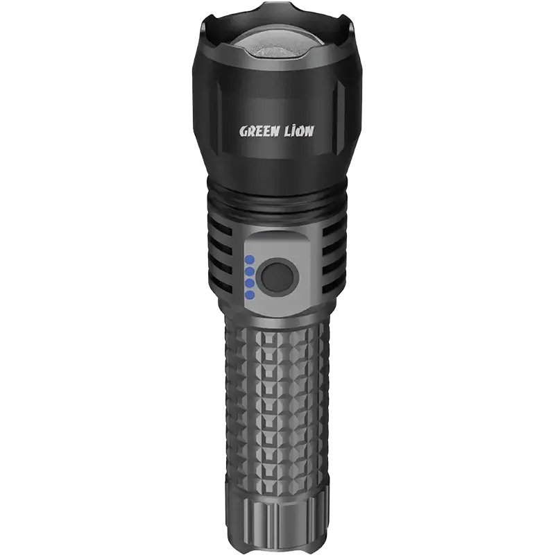 Green Lion Hunter Portable LED Torch 5000mAh 2000 Lumens 1 Mascom International.webp